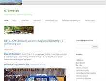 Tablet Screenshot of greeneroo.com